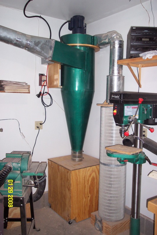 cyclone wood dust collector